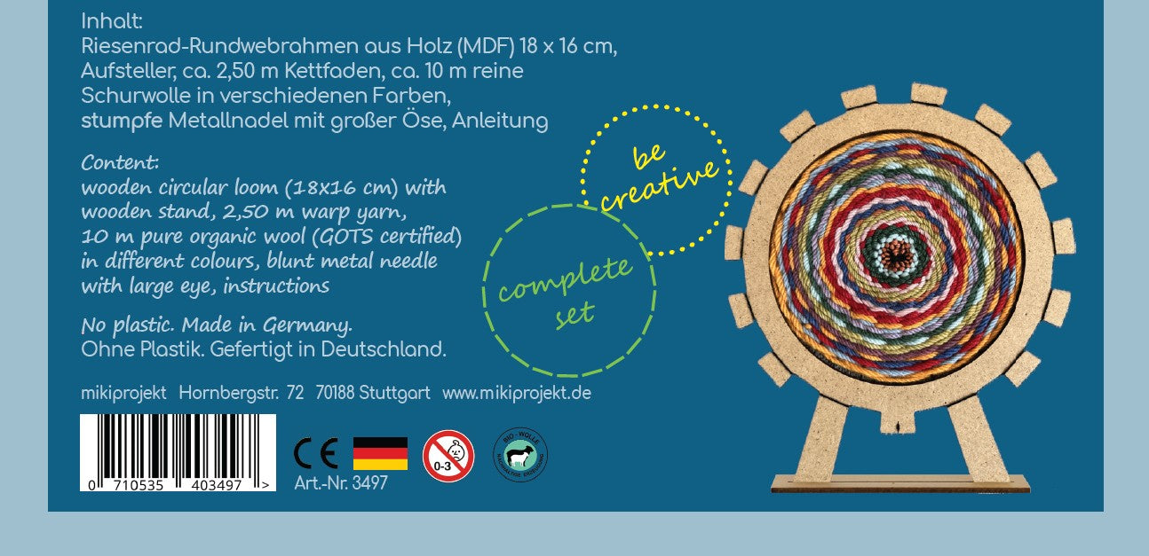 Bastelset Weben 'Riesenrad'