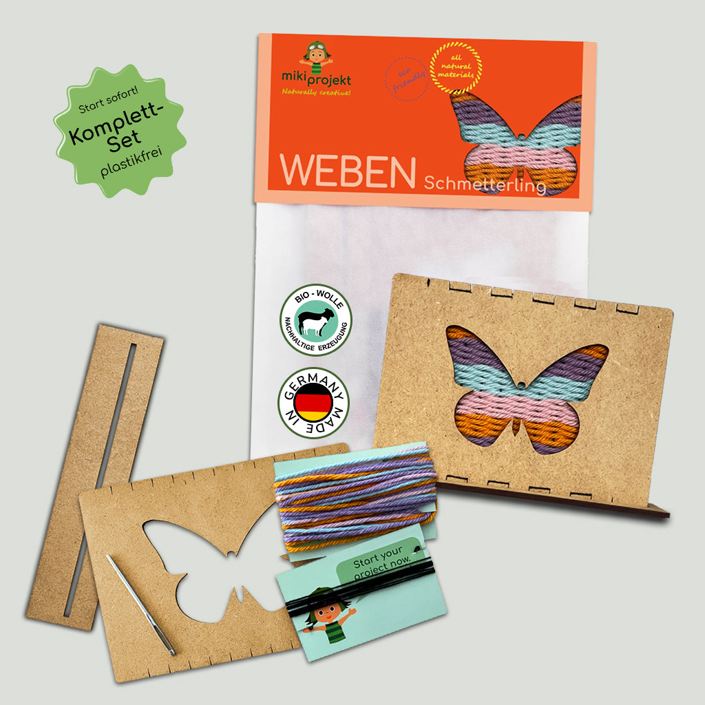 Bastelset Weben 'Schmetterling'
