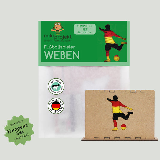 Bastelset Weben 'Fußballspieler'