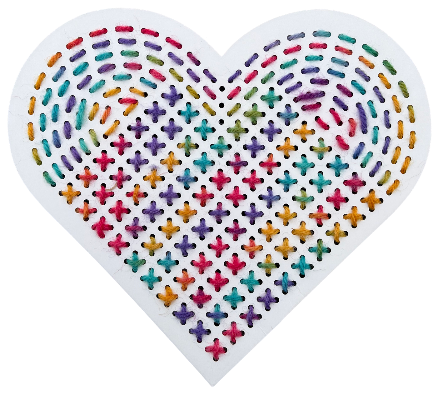 Bastelset Sticken 'herzliche Grüße'