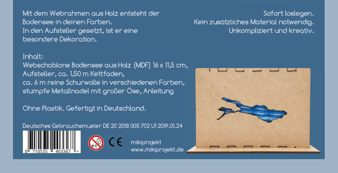 Bastelset Weben Bodensee