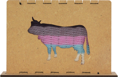 Bastelset Weben 'Kuh'
