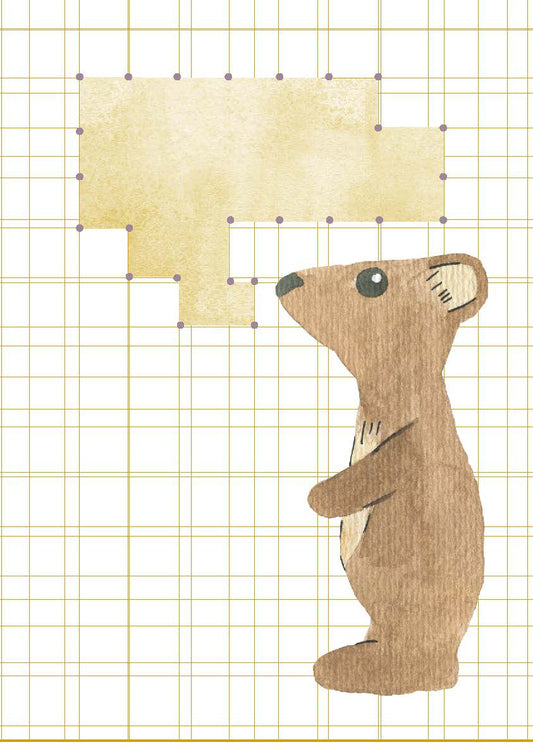 Designkarten-Set 'Bär' 5 Stück