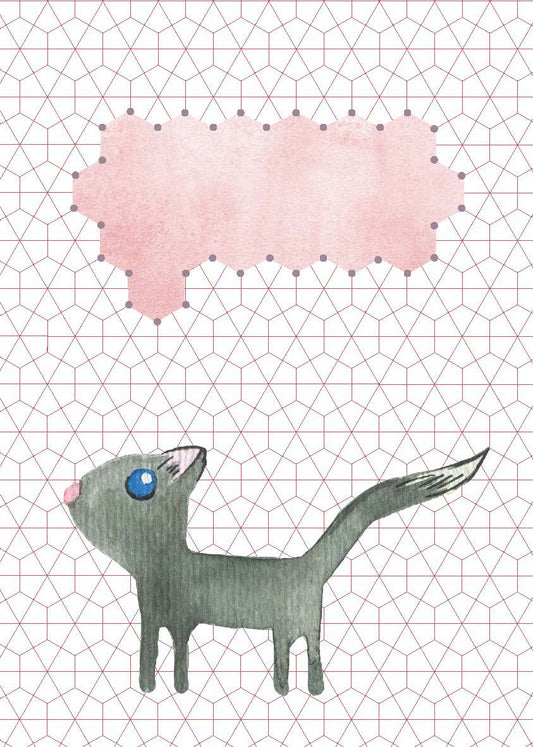 Designkarten-Set 'Katze' 5 Stück