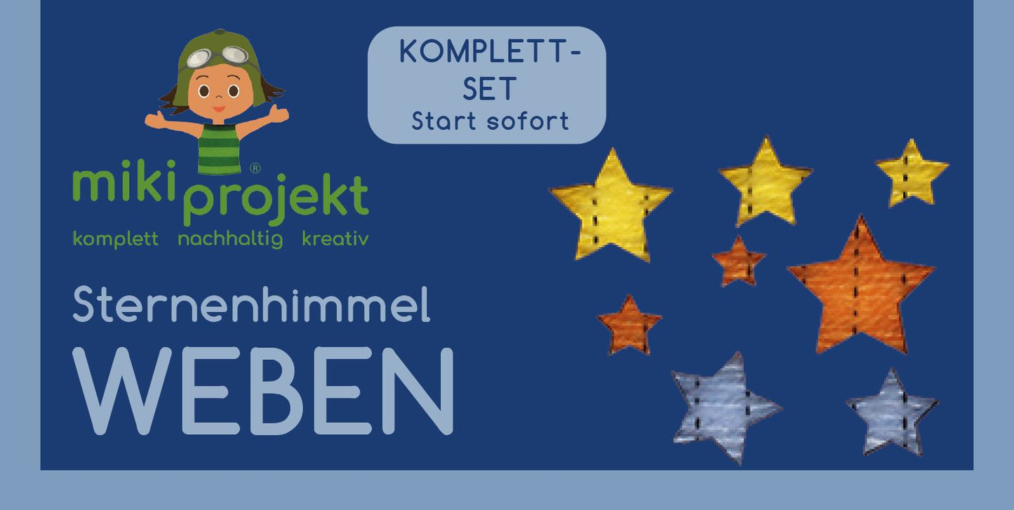 Bastelset Weben 'Sternenhimmel'