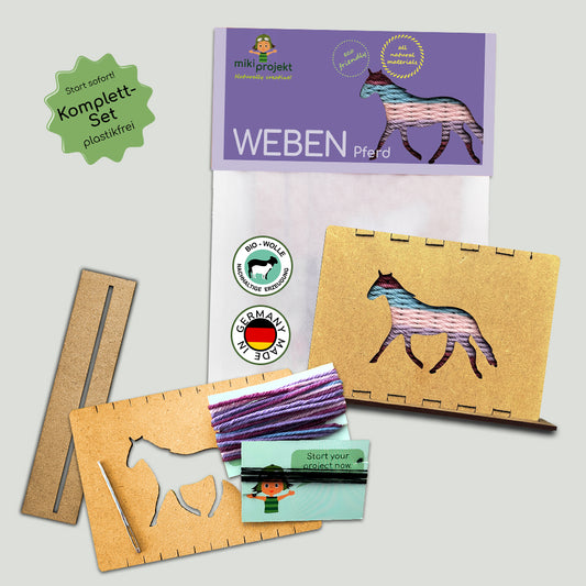 Bastelset Weben 'Pferd'