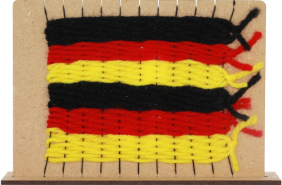 Bastelset Weben 'Fußballspieler'