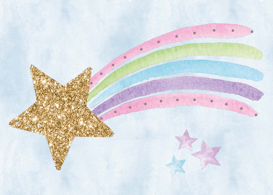 Designkarten-Set 'Sternschnuppe' 5 Stück