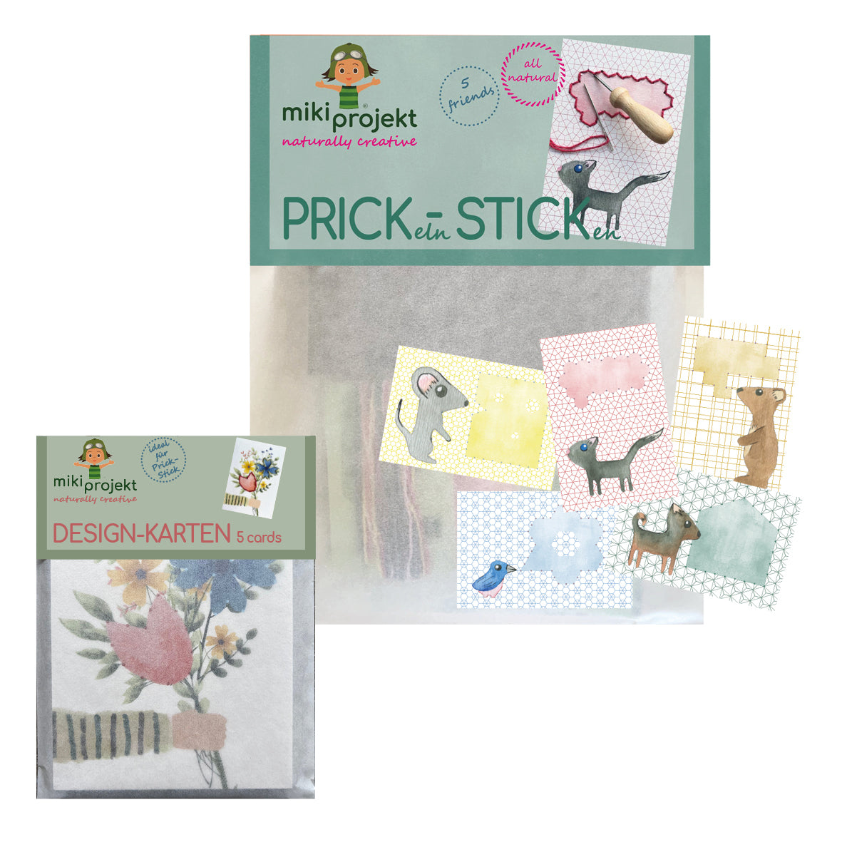Bundle Prick-Stick 'Friends' + Kartenset 'Flowers'