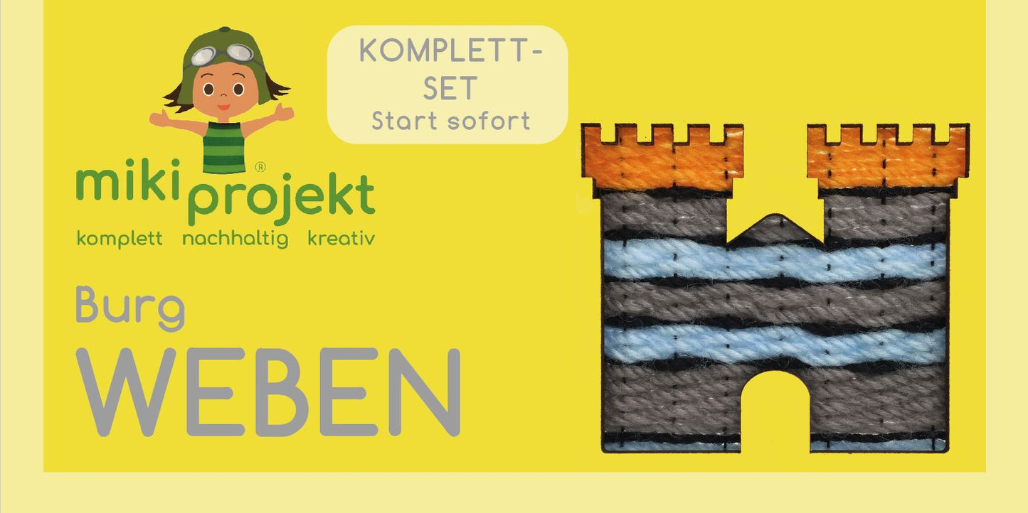 Bastelset Weben 'Burg'