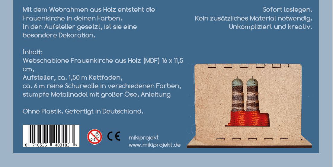 Bastelset Weben Frauenkirche München