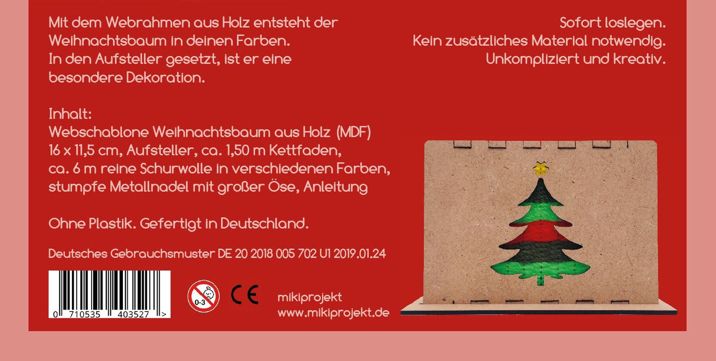 Bastelset Weben 'Weihnachtsbaum'