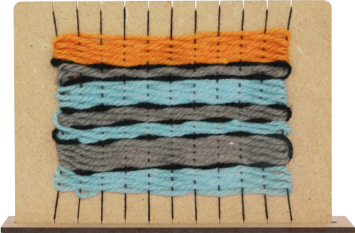 Bastelset Weben 'Burg'