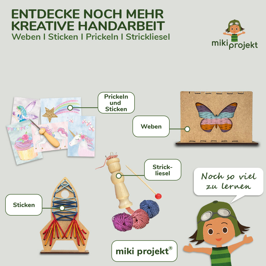 Bastelset Weben 'Kuh'