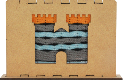 Bastelset Weben 'Burg'