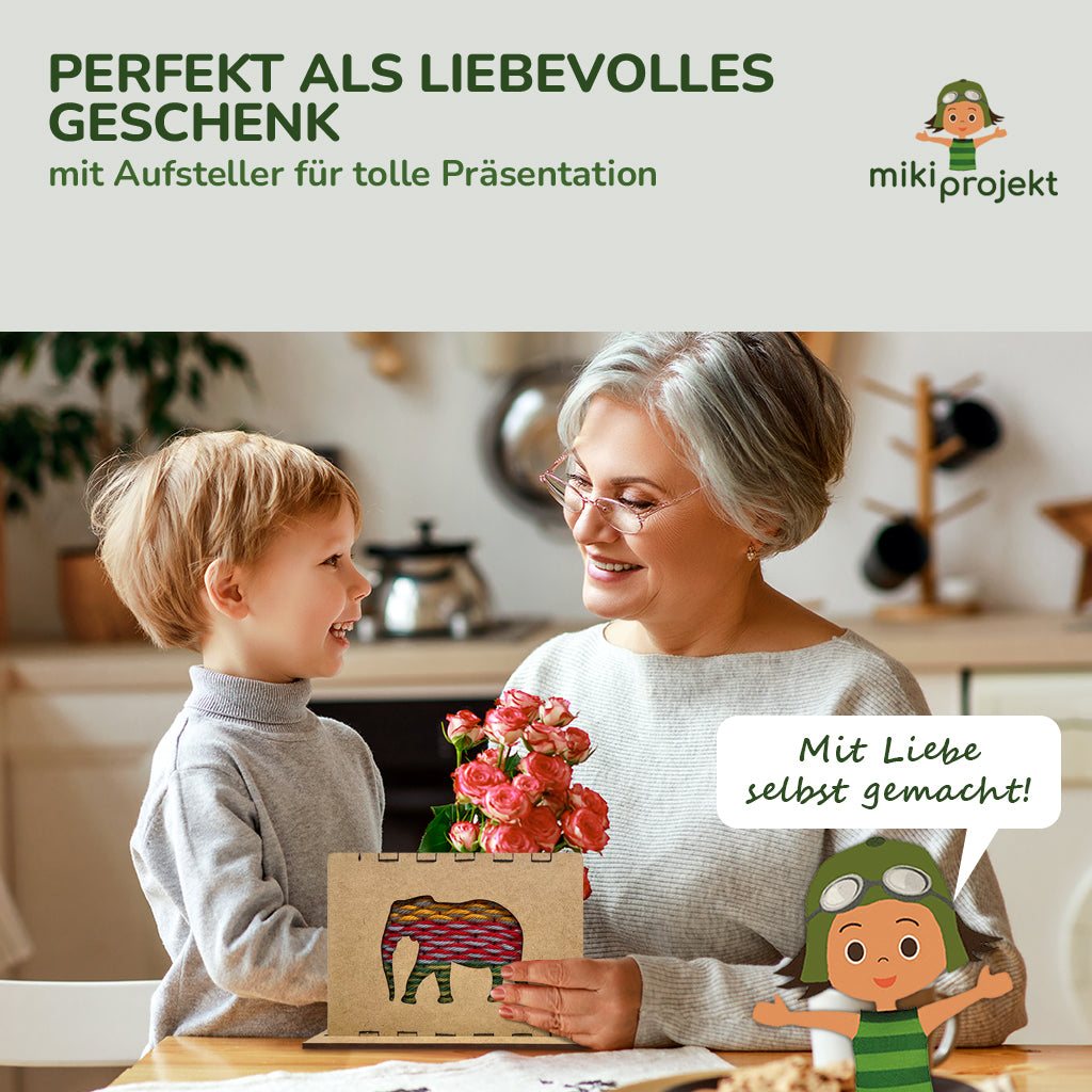 Bastelset Weben 'Elefant'