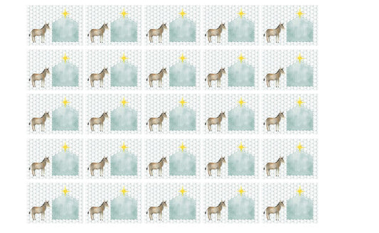 Designkarten 'Esel' 25 Stück