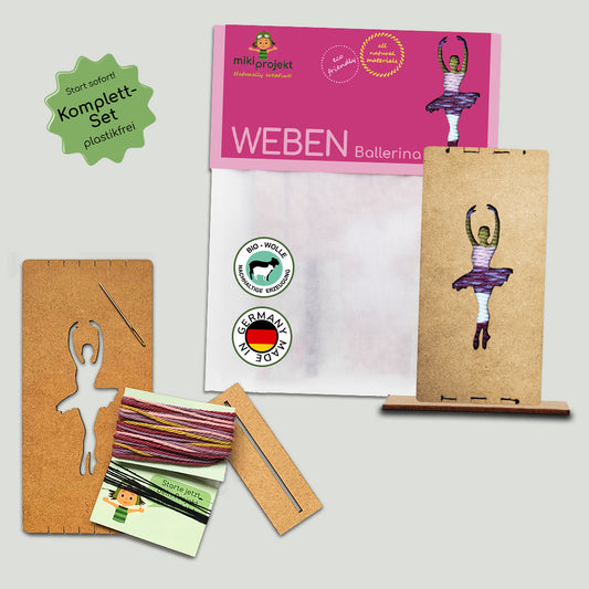 Bastelset Weben 'Ballerina'