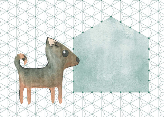 Designkarten-Set 'Hund' 5 Stück