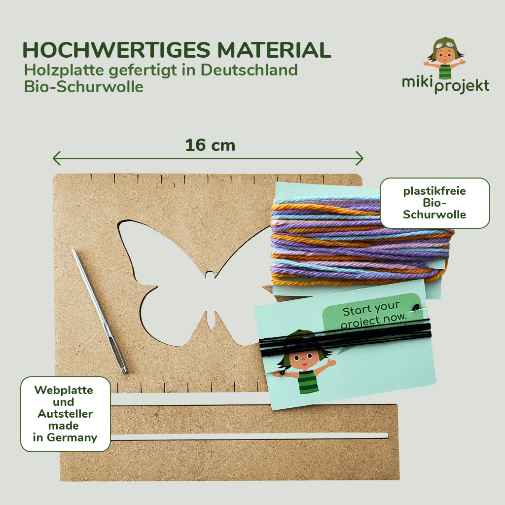 Bastelset Weben 'Schmetterling'
