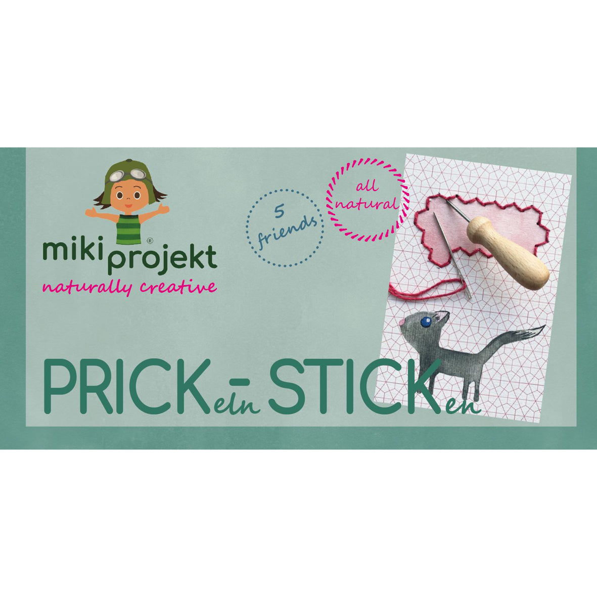 Bundle Prick-Stick 'Friends' + Kartenset 'Flowers'