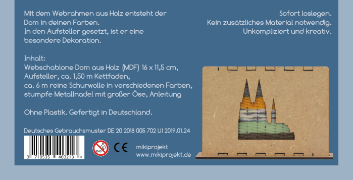 Bastelset Weben Dom Köln