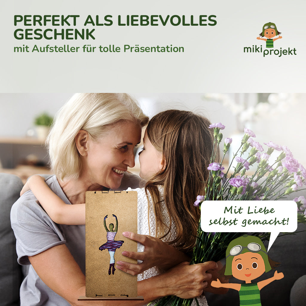 Bastelset Weben 'Ballerina'