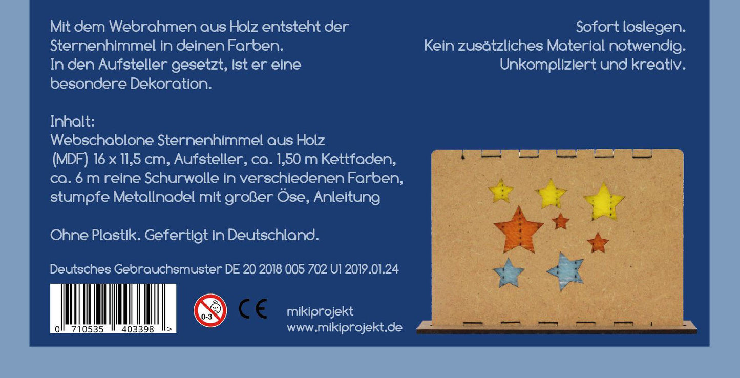 Bastelset Weben 'Sternenhimmel'