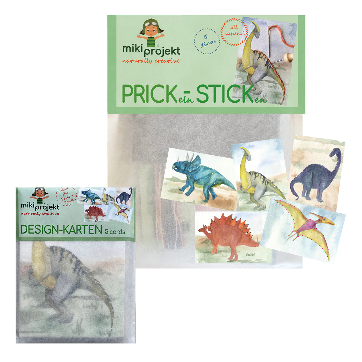Bundle Prick-Stick 'Dinos' + Kartenset 'Dinos'