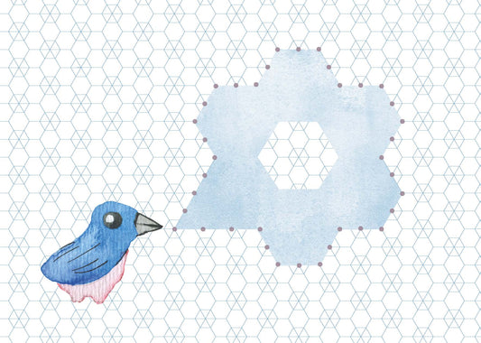 Designkarten-Set 'Vogel' 5 Stück