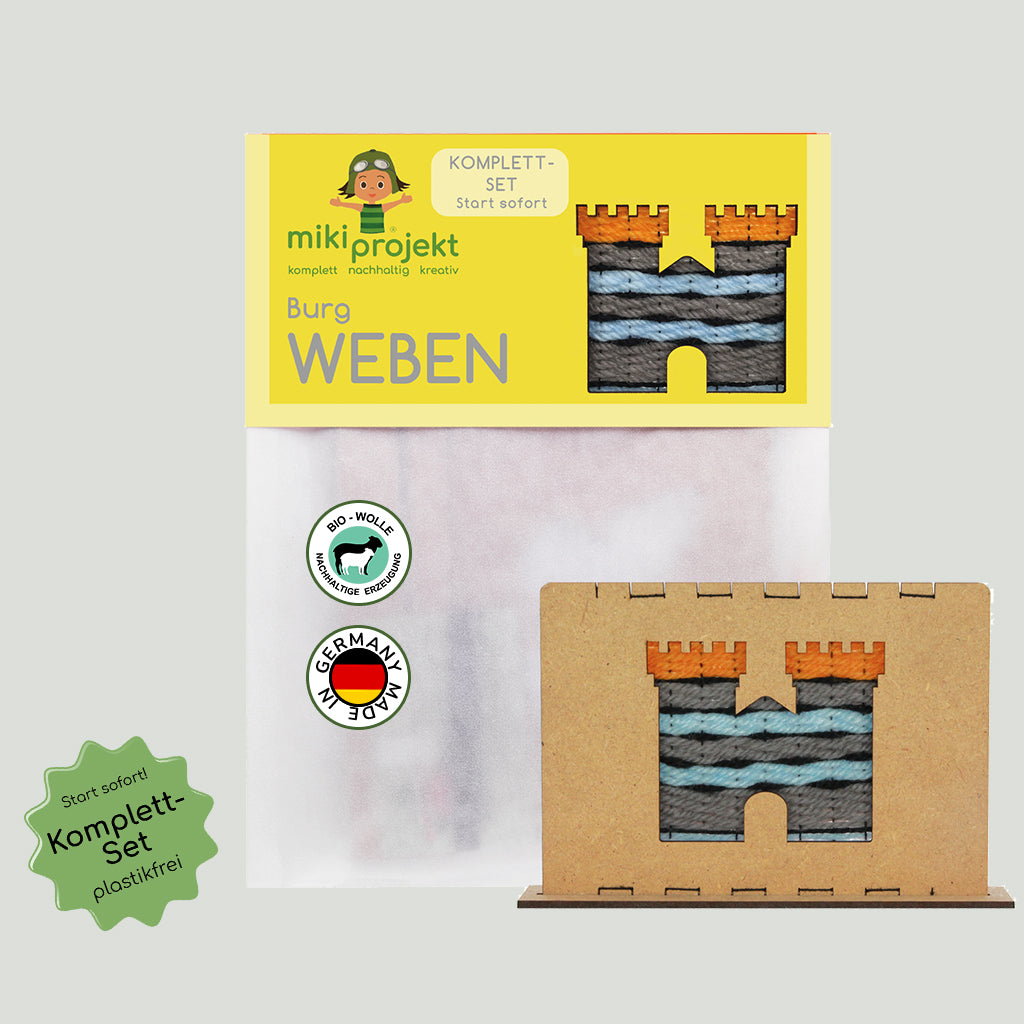 Bastelset Weben 'Burg'
