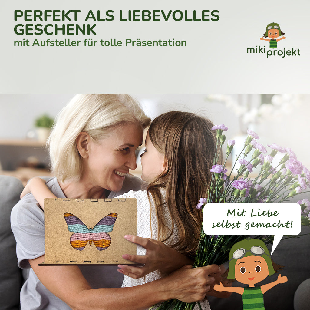 Bastelset Weben 'Schmetterling'