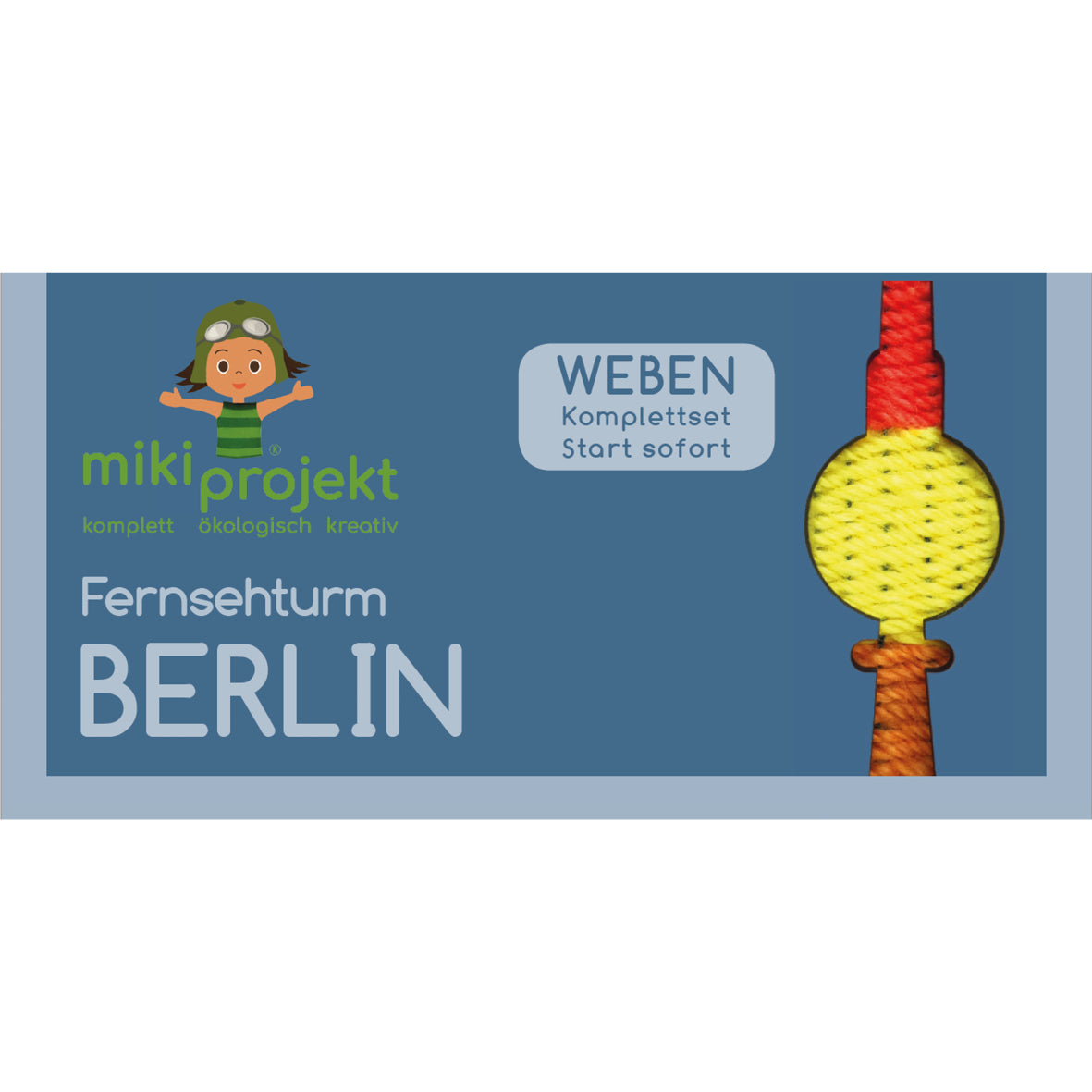 Bastelset Weben Fernsehturm Berlin