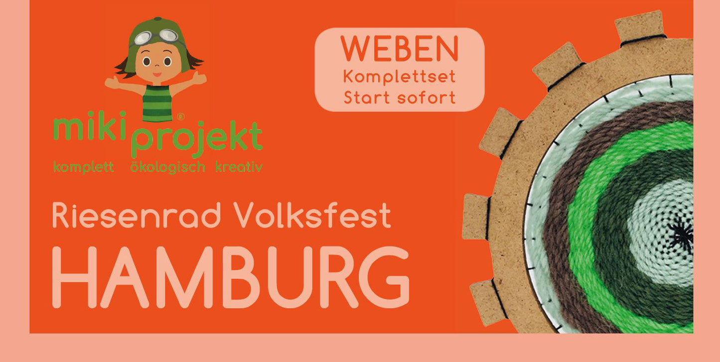 Bastelset Weben Riesenrad Hamburg