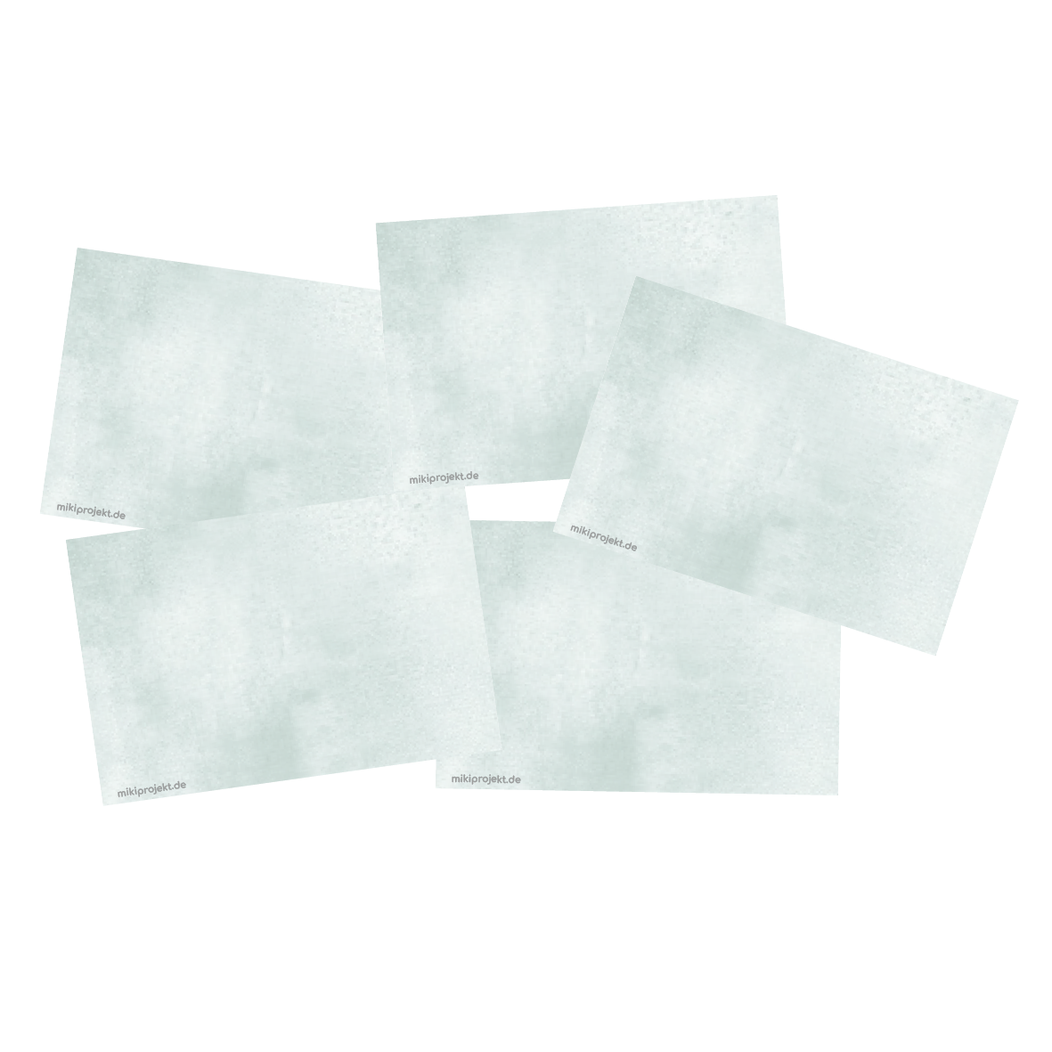 Designkarten-Set 'Engel' 5 Stück