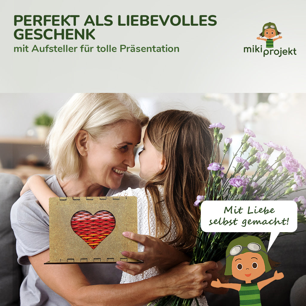 Bastelset Weben 'Herz'