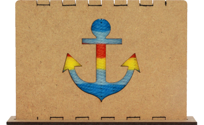 Bastelset Weben 'Anker'