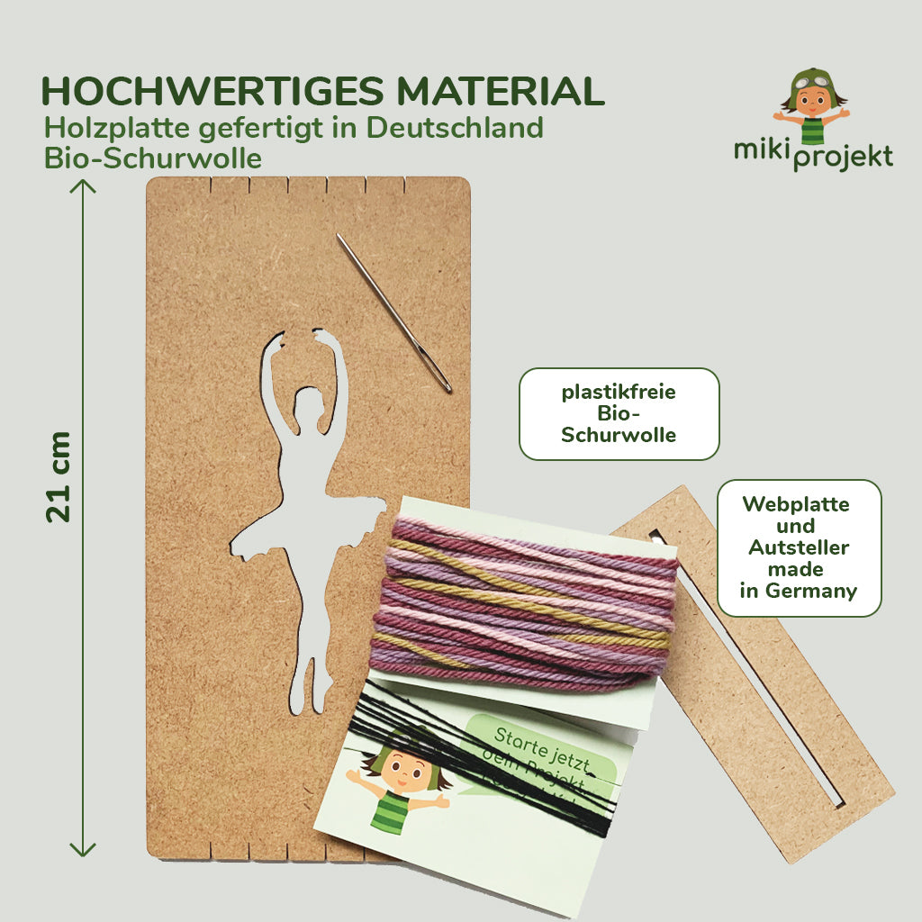 Bastelset Weben 'Ballerina'