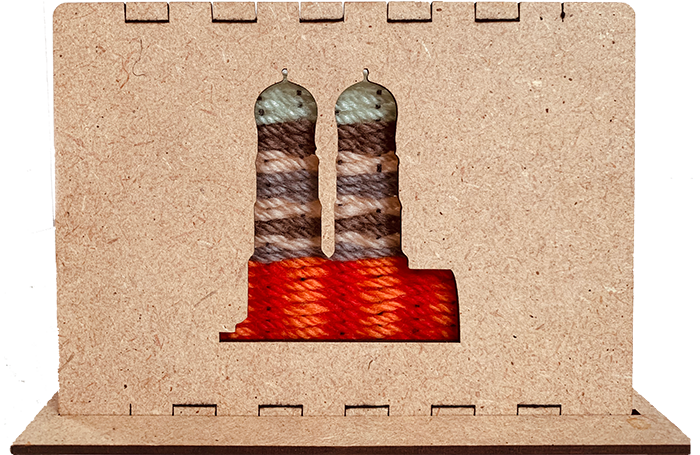 Bastelset Weben Frauenkirche München