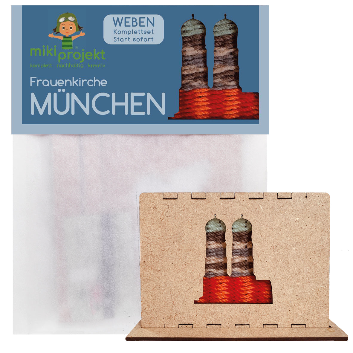 Bastelset Weben Frauenkirche München