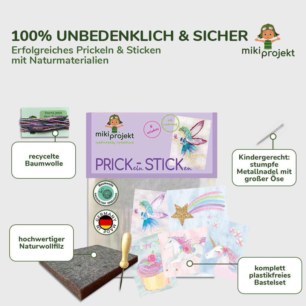 Prick-Stick-Set 'Wishes'
