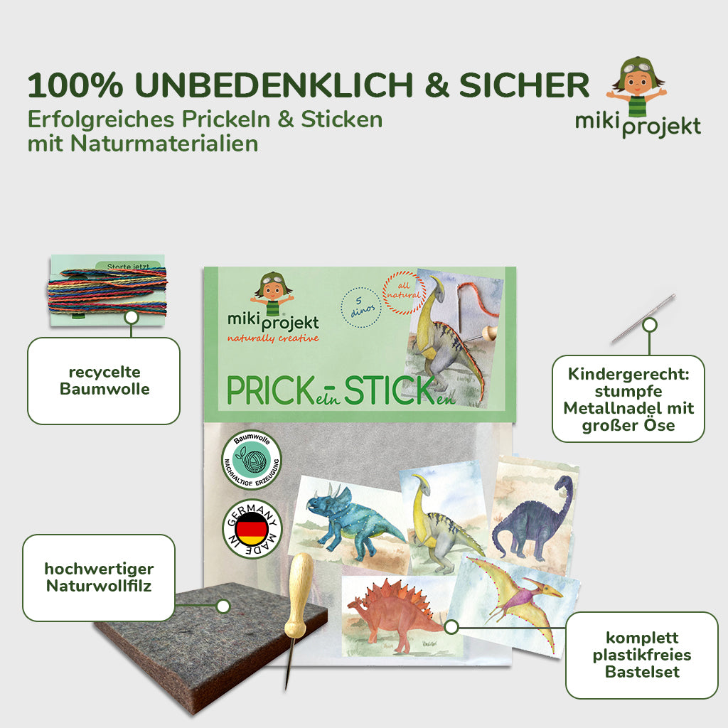 Prick-Stick-Set 'Dinos'