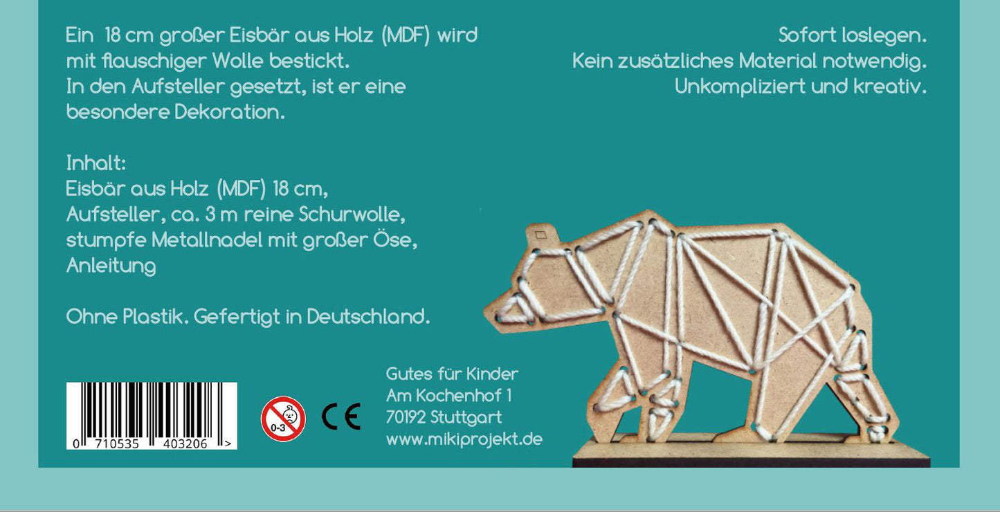 Bastelset Sticken Eisbär München