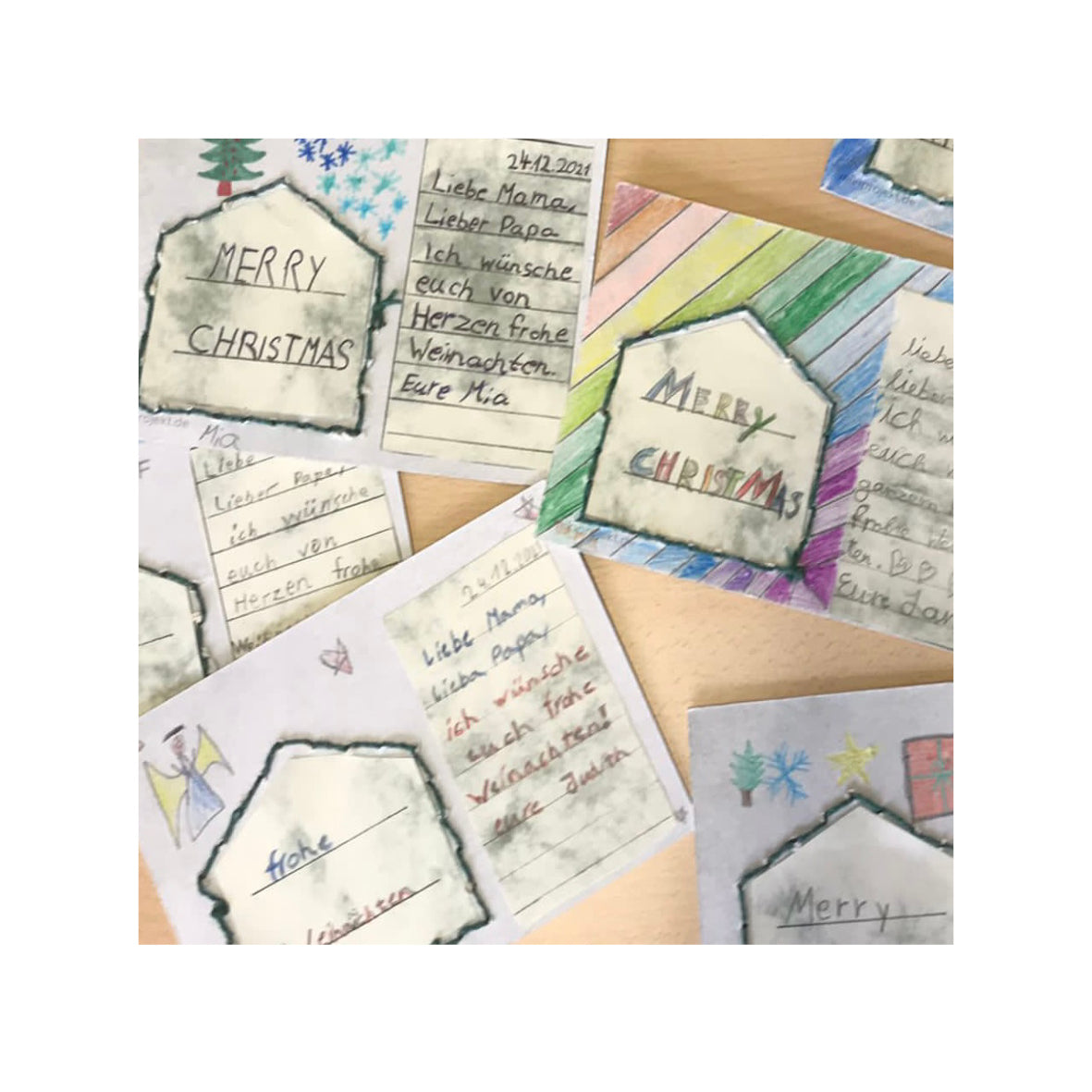 Prick-Stick Set für 5 Personen: Karten gestalten "Esel"