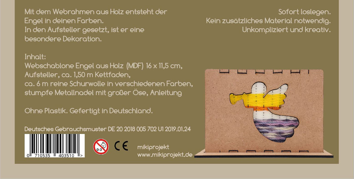 Bastelset Weben 'Engel'