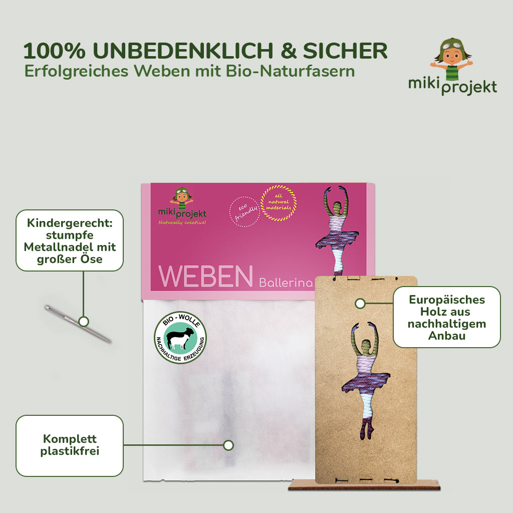 Bastelset Weben 'Ballerina'